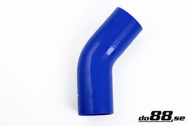 Silikonschlauch Blau 45° 3,5'' (89mm)