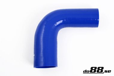 Silikonschlauch Blau 90° 1,75 - 2,5'' (45-63mm)