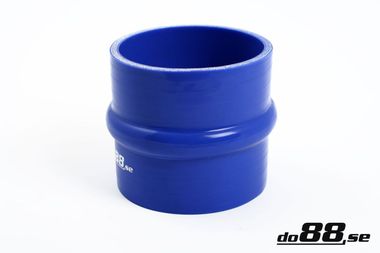Silikonschlauch Blau Hump-Verbinder 3,5'' (89mm)
