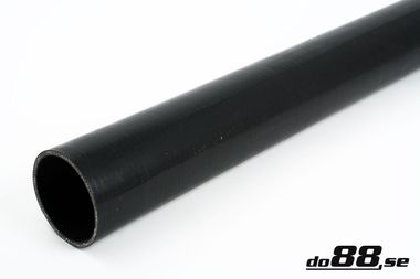 Silikonschlauch per Dezimeter Schwarz 3,125'' (80mm)