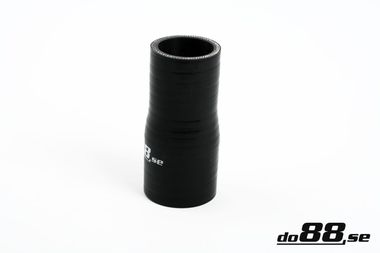 Silikonschlauch Reduzierstück Schwarz 1 - 1,125'' (25-28mm)