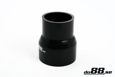 Silikonschlauch Reduzierstück Schwarz 2,5 - 3'' (63-76mm)