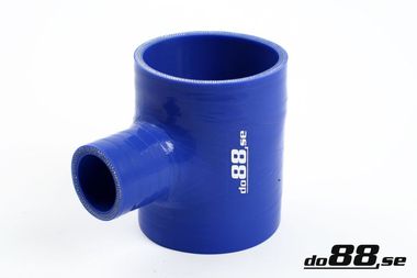 Silikonschlauch Blau T 3'' + 1,25'' (76+32mm)