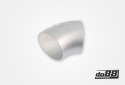 Aluminiumrohr 45° 100x3 mm, langer Radius Aluminiumrohr 45° 100x3 mm, langer Radius