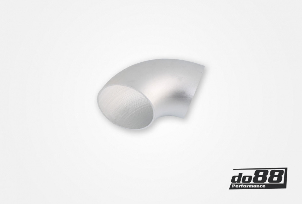 Aluminiumrohr 90° 45x3 mm, kurzer Radius