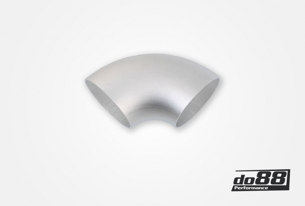 Aluminiumrohr 90° 50x3 mm, kurzer Radius