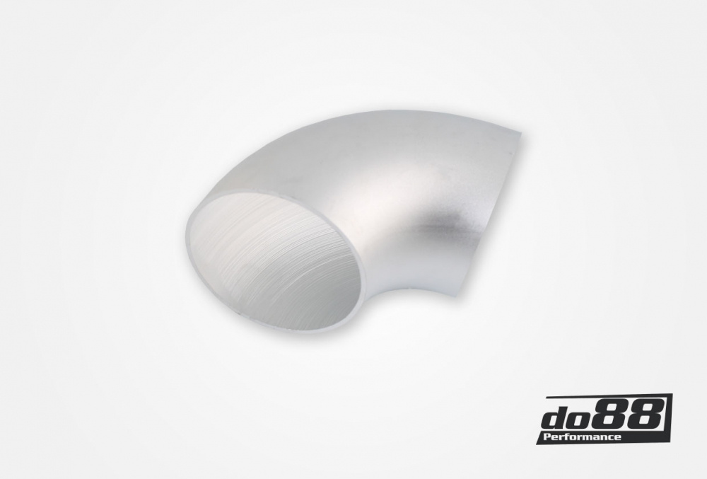 Aluminiumrohr 90° 76x3 mm, kurzer Radius Aluminiumrohr 90° 76x3 mm, kurzer Radius