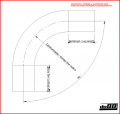 Aluminiumrör 90 grader 0,5´´ (12,7mm)