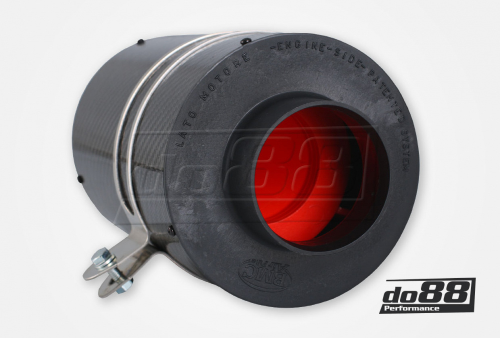 BMC CDA Carbon Dynamic Airbox, Kohlefaser, Anschluss 85mm, Länge 200mm