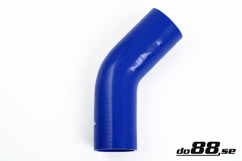 Silikonschlauch Blau 45° 2,5\'\' (63mm) in der Gruppe Silikonschlauch / Schlauch / Silikonschlauch Blau / Bögen / 45° bei do88 AB (B45G63)