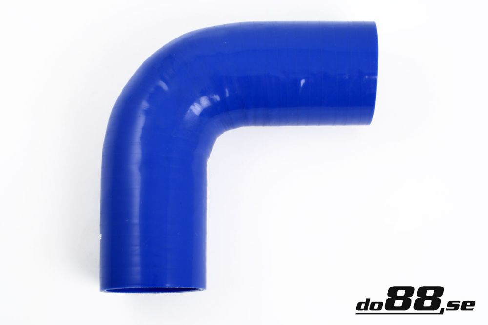 Silikonschlauch Blau 90° 2,375\'\' (60mm) in der Gruppe Silikonschlauch / Schlauch / Silikonschlauch Blau / Bögen / 90° bei do88 AB (B90G60)