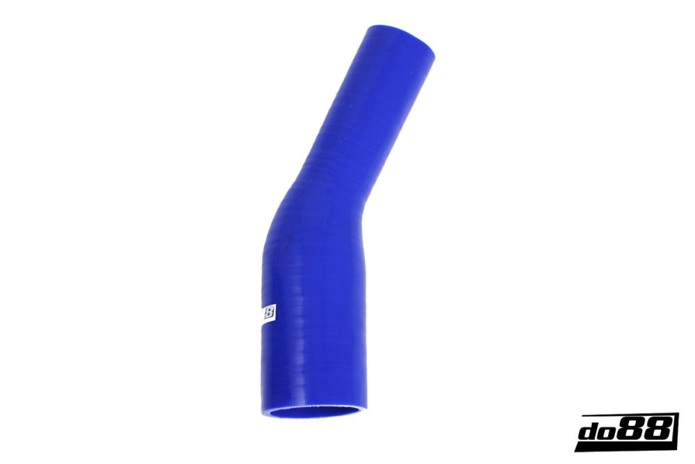 Silikonschlauch Blau 25° 0,625 - 1\'\' (16-25mm) in der Gruppe Silikonschlauch / Schlauch / Silikonschlauch Blau / Reduzierbögen / 25° bei do88 AB (BR25G16-25)