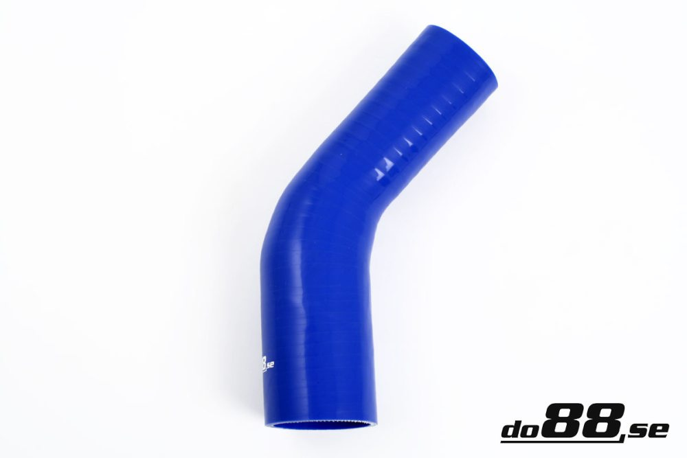 Silikonschlauch Blau 45° 0,625 - 0,75\'\' (16-19mm) in der Gruppe Silikonschlauch / Schlauch / Silikonschlauch Blau / Reduzierbögen / 45° bei do88 AB (BR45G16-19)