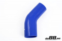 Silikonschlauch Blau 45° 3 - 3,5\'\' (76 - 89mm) Silikonschlauch Blau 45° 3 - 3,5\'\' (76 - 89mm)