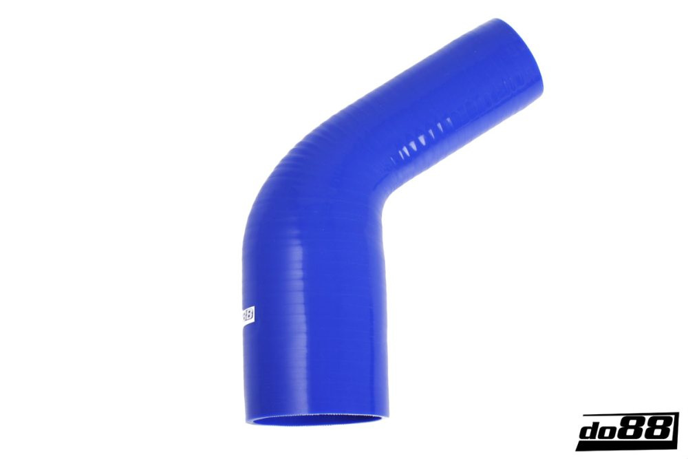 Silikonschlauch Blau 60° 2 - 2,375\'\' (51 - 60mm) in der Gruppe Silikonschlauch / Schlauch / Silikonschlauch Blau / Reduzierbögen / 60° bei do88 AB (BR60G51-60)