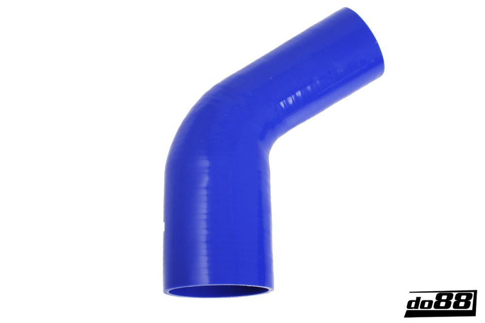 Silikonschlauch Blau 60° 3 - 4\'\' (76 - 102mm) in der Gruppe Silikonschlauch / Schlauch / Silikonschlauch Blau / Reduzierbögen / 60° bei do88 AB (BR60G76-102)