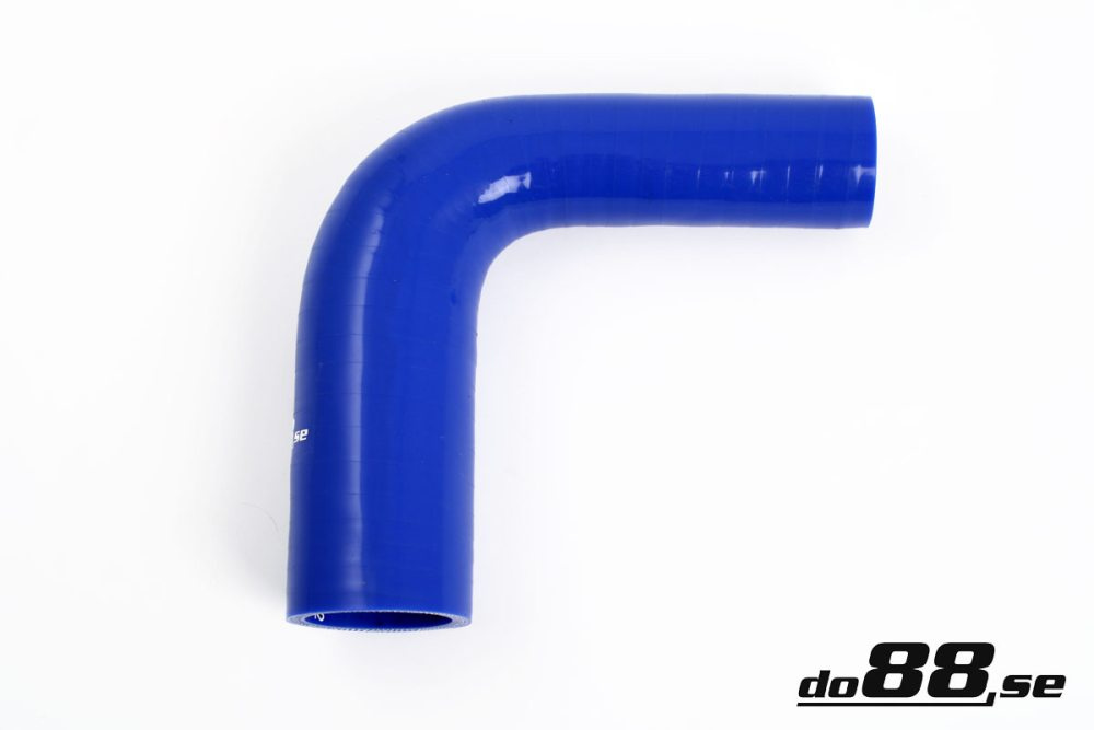 Silikonschlauch Blau 90° 0,625 - 0,75\'\' (16-19mm) in der Gruppe Silikonschlauch / Schlauch / Silikonschlauch Blau / Reduzierbögen / 90° bei do88 AB (BR90G16-19)