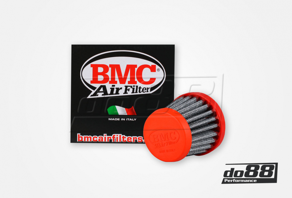 BMC Filter Kurbelgehäuseentlüftung, Anschluss 16mm, Länge 47mm BMC Filter Kurbelgehäuseentlüftung, Anschluss 16mm, Länge 47mm