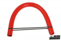 Silikonschlauch Rot Flexibel Glatt 1,375'' (35mm)