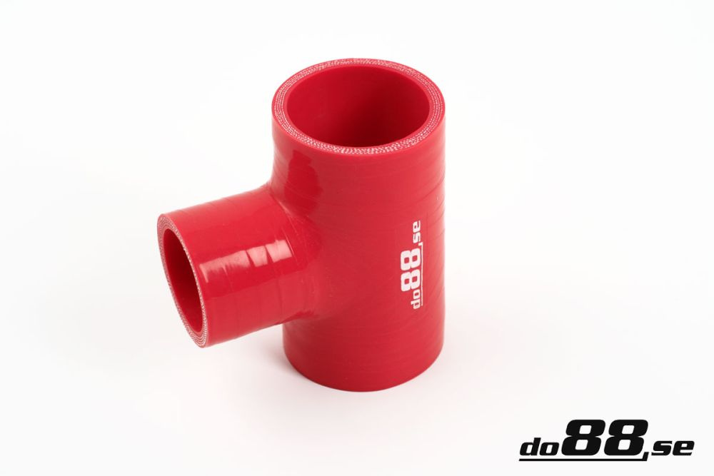 Silikonschlauch Rot T 2,25\'\' + 1\'\' (57mm+25mm) in der Gruppe Silikonschlauch / Schlauch / Silikonschlauch Rot / T-Verbinder / Anschluss 25mm bei do88 AB (RT57)