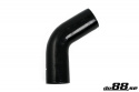 Silikonschlauch Schwarz 60° 2,5\'\' (63mm) Silikonschlauch Schwarz 60° 2,5\'\' (63mm)