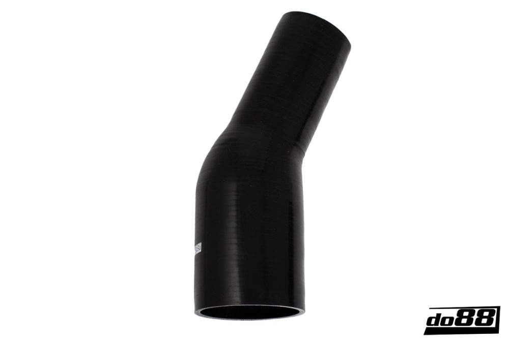 Silikonschlauch Schwarz 25° 3 - 4\'\' (76 - 102mm) in der Gruppe Silikonschlauch / Schlauch / Silikonschlauch Schwarz / Reduzierbögen / 25° bei do88 AB (SBR25G76-102)