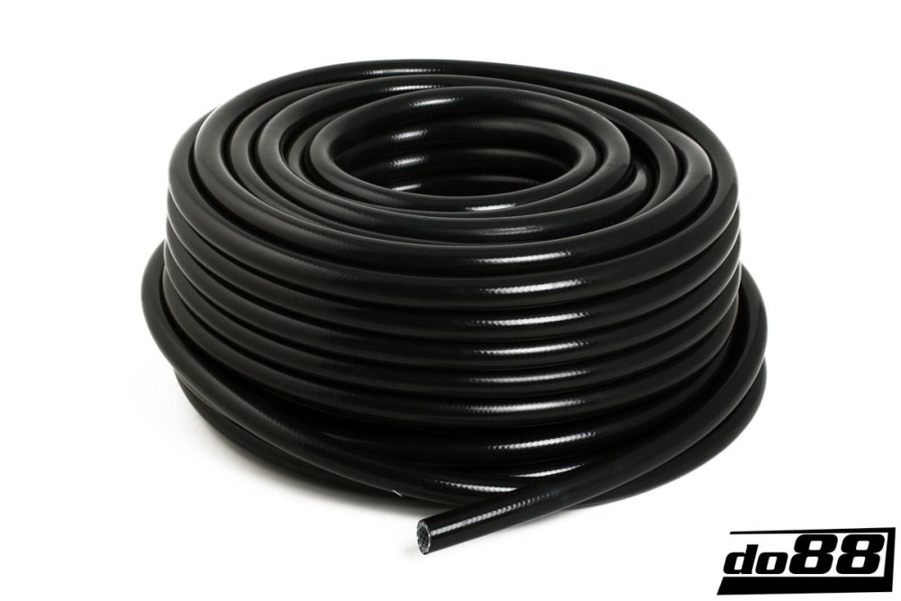 Silikonschlauch Verstärkt Schwarz 0,5\'\' (13mm) in der Gruppe Silikonschlauch / Schlauch / Silikonschlauch Schwarz / Verstärkt 1-20m bei do88 AB (SE13)