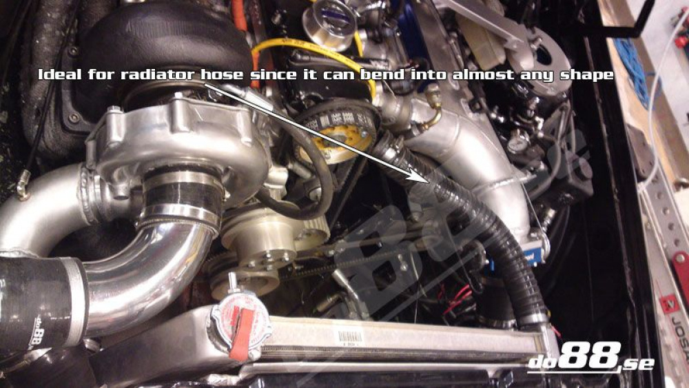 Silikonschlauch Schwarz Flexibel 2,0\'\' (51mm)