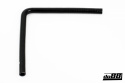 Silikonschlauch Schwarz 90° lange Schenkellänge 0,625\'\' (16mm) Silikonschlauch Schwarz 90° lange Schenkellänge 0,625\'\' (16mm)