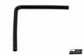 Silikonschlauch Schwarz 90° lange Schenkellänge 0,75'' (19mm) Silikonschlauch Schwarz 90° lange Schenkellänge 0,75'' (19mm)