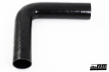 Silikonschlauch Schwarz 90° lange Schenkellänge 2,5'' (63mm) Silikonschlauch Schwarz 90° lange Schenkellänge 2,5'' (63mm)