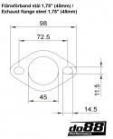 Flanschverbindung 1,75\'\' (45mm)