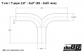 T-Rohr 2,5''–2x2'' (63–2x51mm) T-Rohr 2,5''–2x2'' (63–2x51mm)