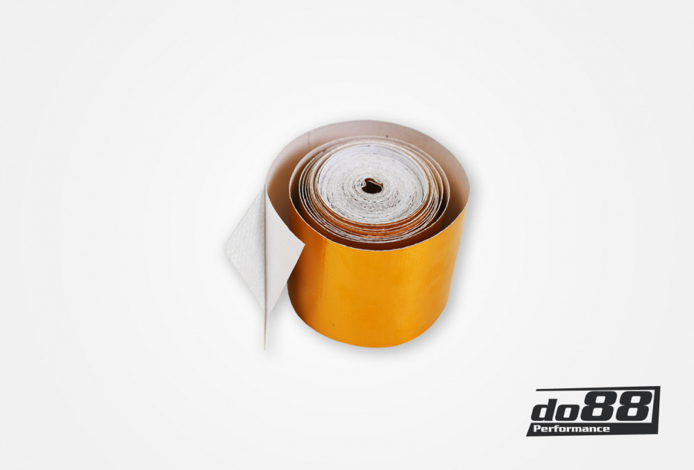 Hitzeschutz Klebeband gold 50mm, 5m Rolle