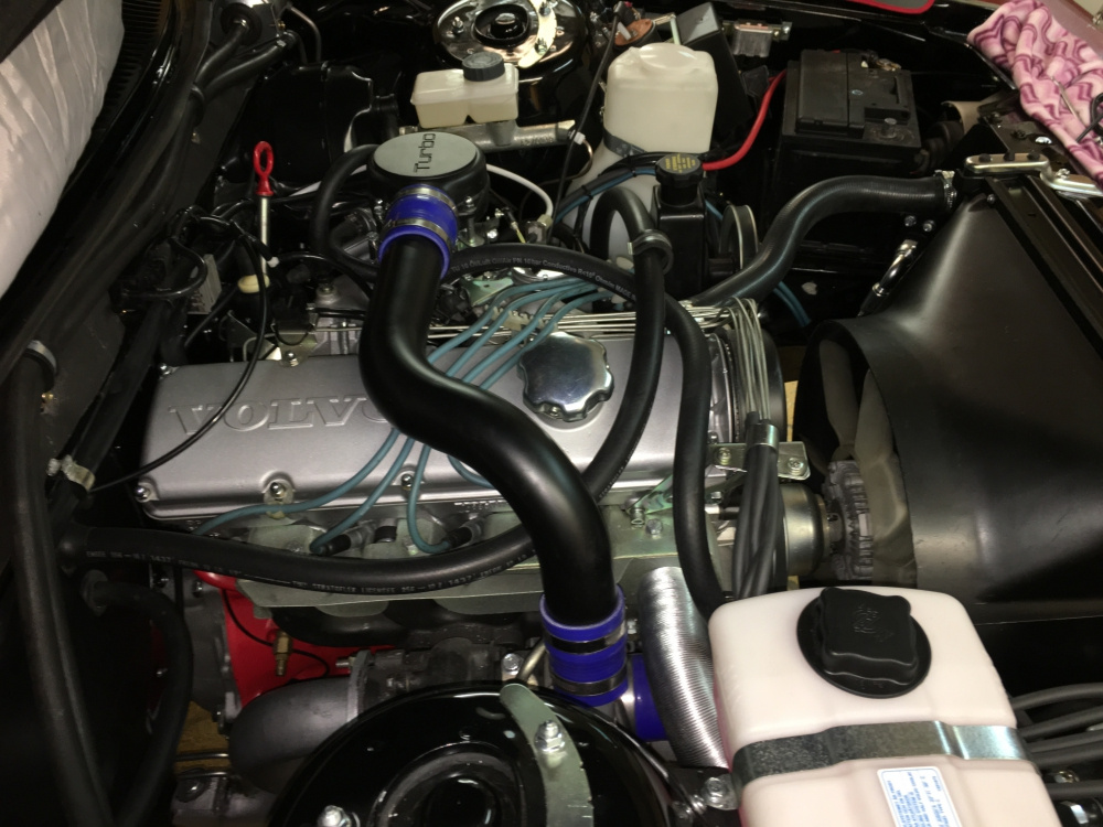 Volvo 240 Turbo 1981–1985 Druckschlauch Blau