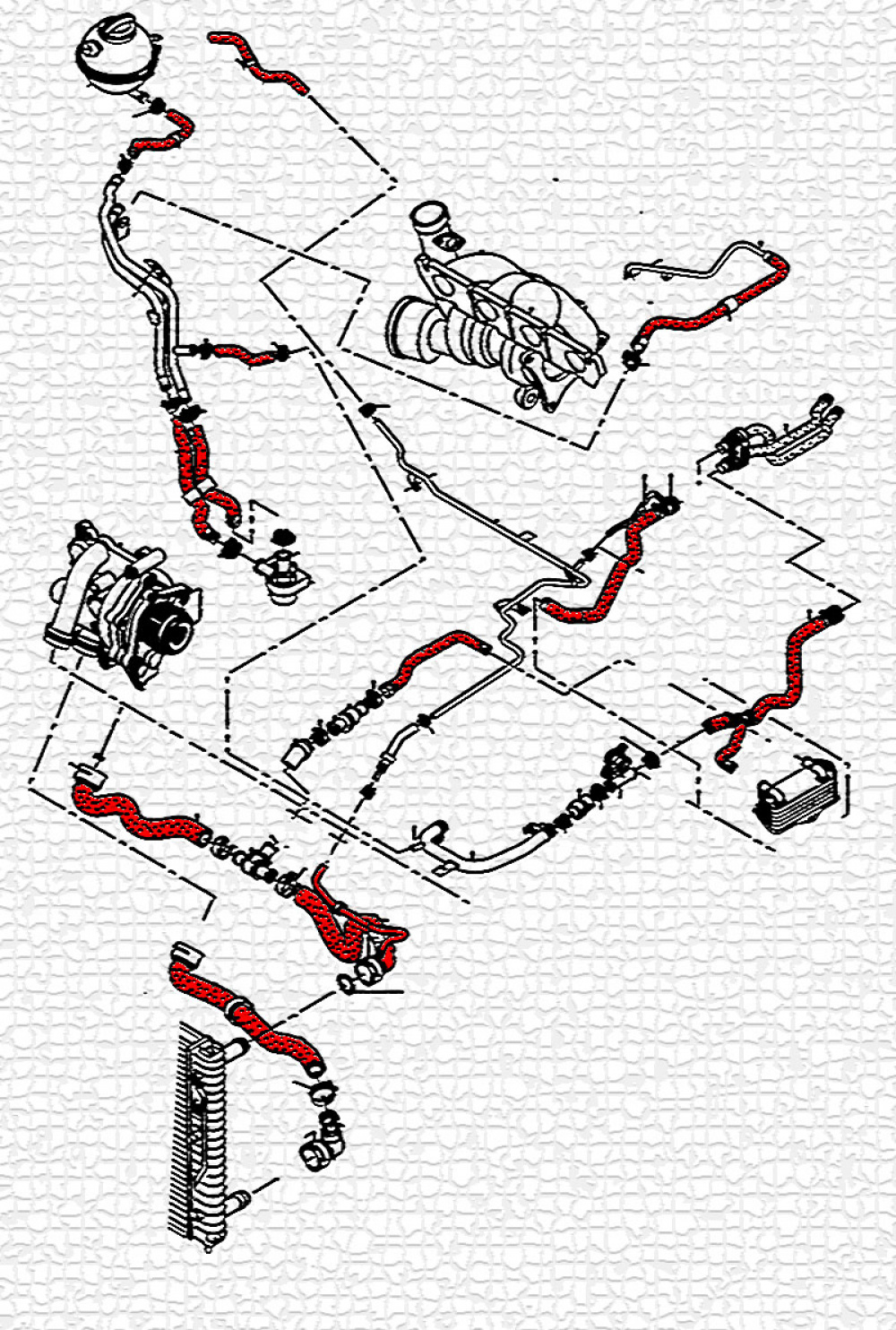 VW GOLF Audi A3 TSI/TFSI Kühlerschläuche